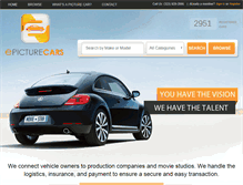 Tablet Screenshot of epicturecars.com